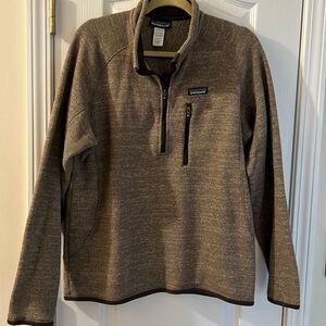 Patagonia men’s 3/4 zip pullover size L